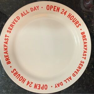 Make an offer! Kate Spade Lenox Order’s Up Open 24 Hours Plate. Like new.
